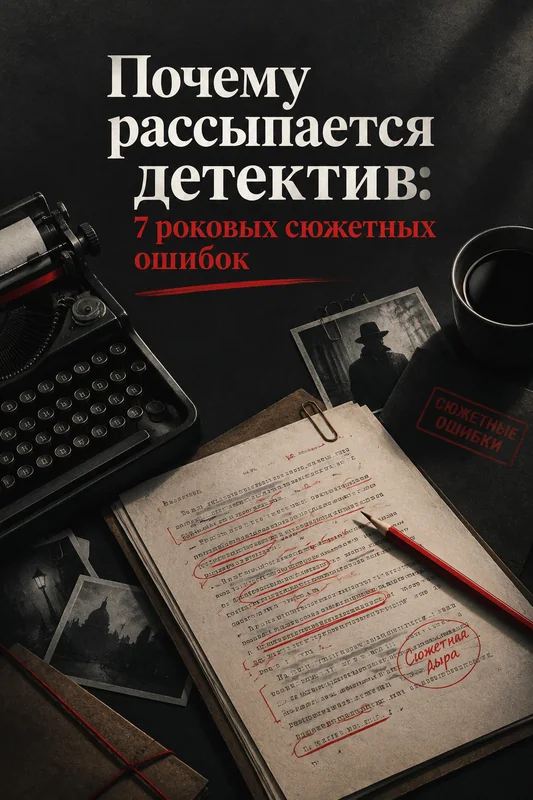 Почему рассыпается детектив: 7 роковых сюжетных ошибок